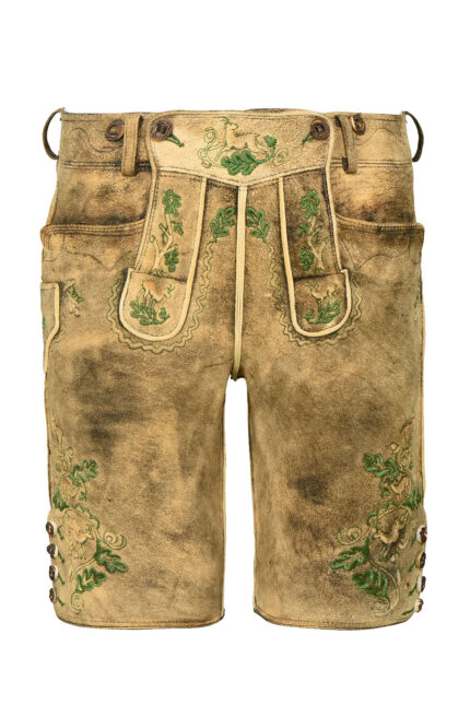 Men’s Brown Suede Lederhosen Shorts