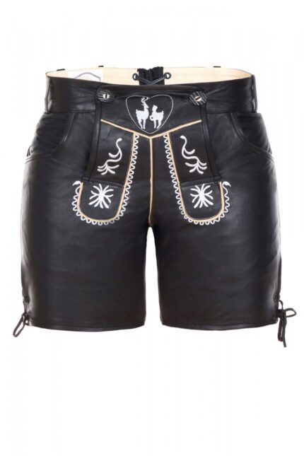 Angela Merkel's Black Traditional Lederhosen