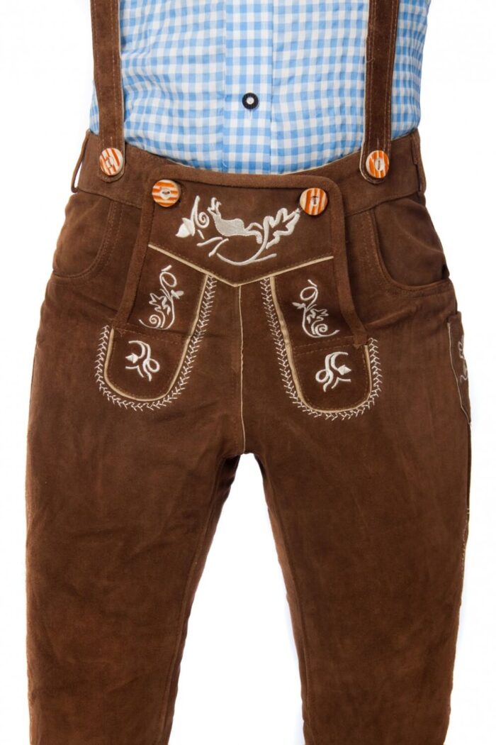 Anneliese Brown Kniebund Lederhosen