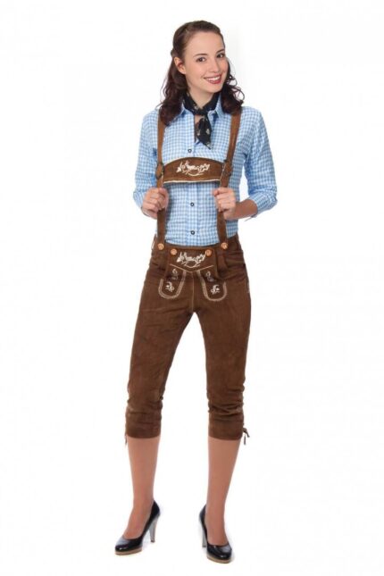 Anneliese Brown Kniebund Lederhosen