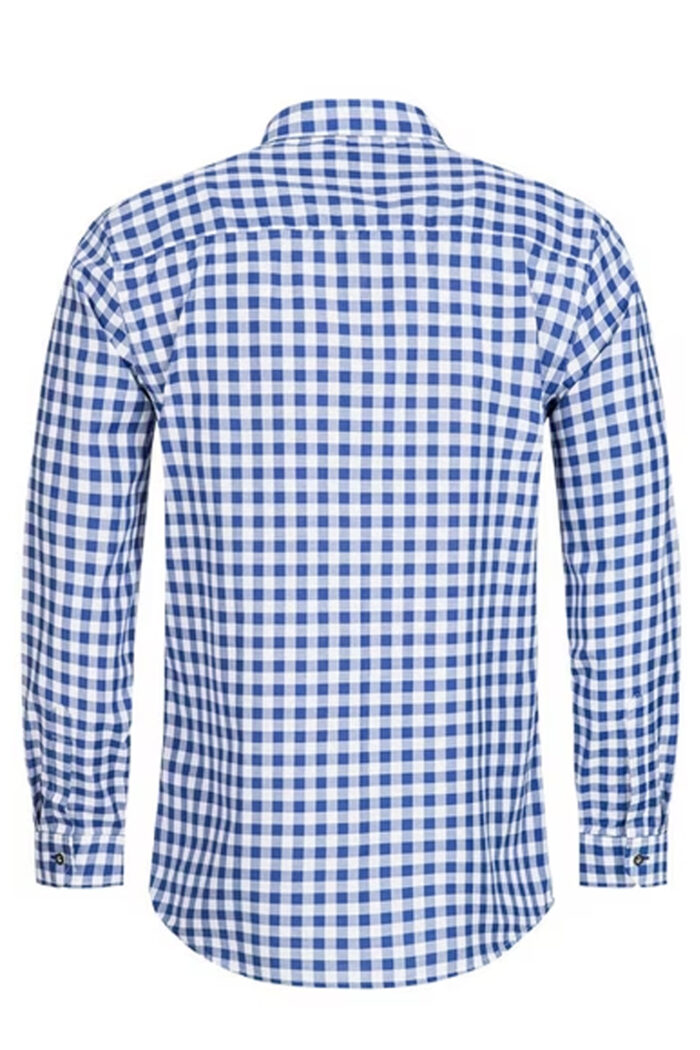 Bach Lederhosen Shirt Basic Blue checker
