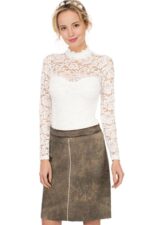 Bavarian Traditional Leni Riefenstahl Lederhosen Skirt