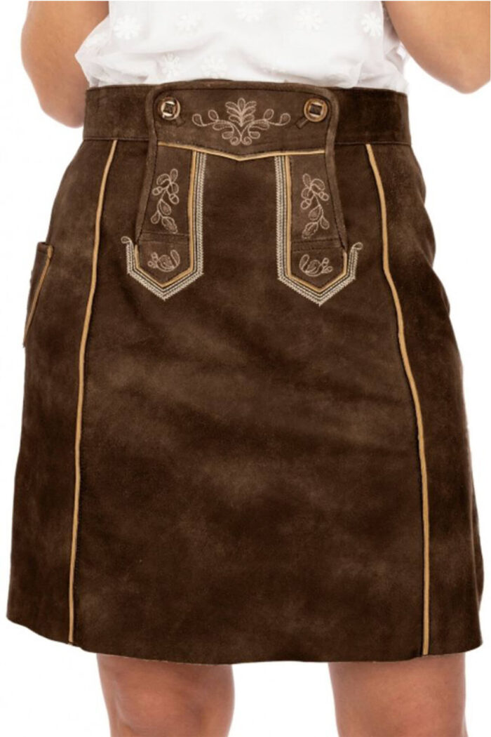 Bavarian Women’s Genuine Leather Skirt Clara Schumann Skirt