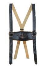 Black Oktoberfest Suspenders For Men
