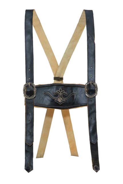 Black Oktoberfest Suspenders For Men