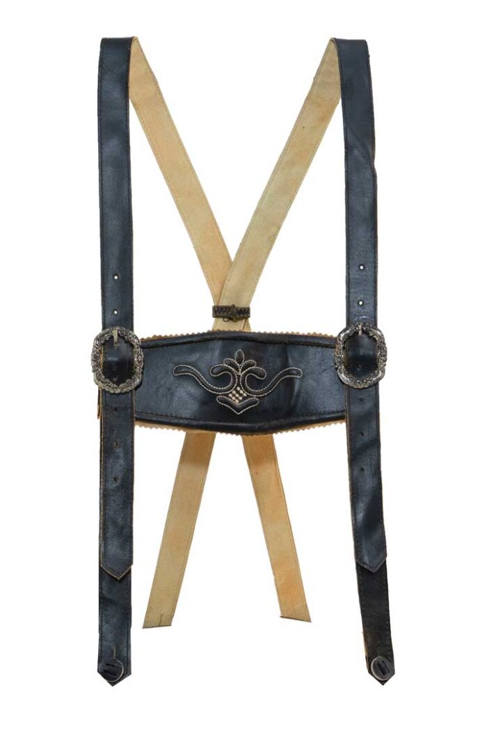 Black Oktoberfest Suspenders For Men