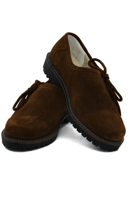 Brajan Gruda Brown Bavarian Lederhosen Shoes