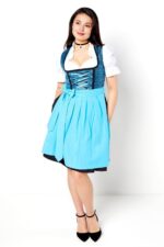 Caroline Einhoff Vintage Blue Trachten Dirndl