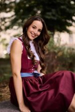 Classic Red Velvet Josephine Dirndl