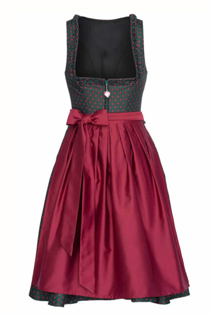 Elegant Zirndorf Floral Design Dirndl Dress