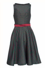 Elegant Zirndorf Floral Design Dirndl Dress