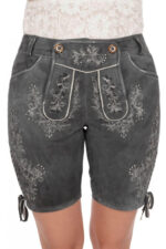 Emma Stone Suede Lederhosen Pant for Women