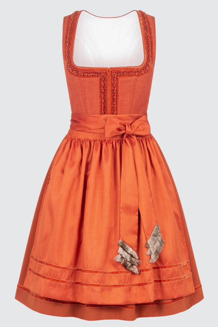 German Lena Orange Dirndl