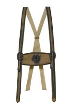 Greenish Brown Bavarian Lederhosen Suspenders For Men