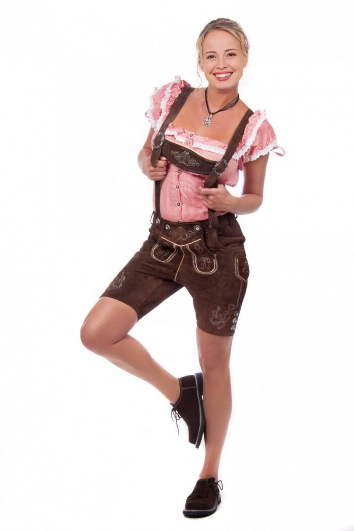 Helga Women’s Embroidered Lederhosen