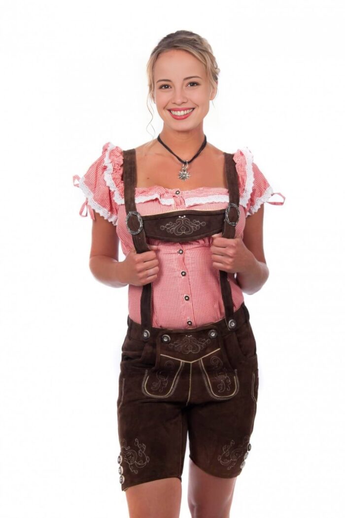 Helga Women’s Embroidered Lederhosen