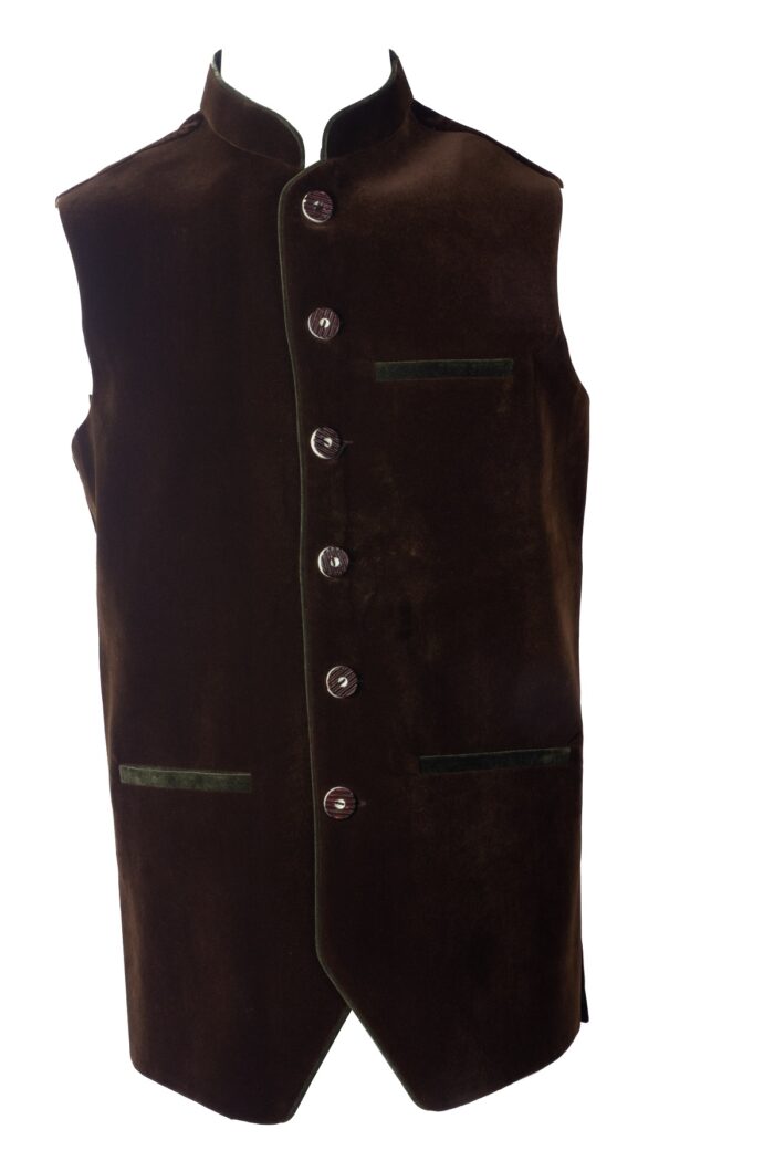 Hesse Brown Terchent Waistcoat