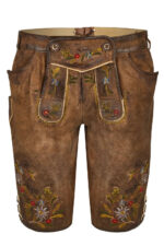 Angelina Jolie Vintage Women Suede Lederhosen