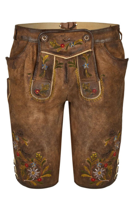 Angelina Jolie Vintage Women Suede Lederhosen