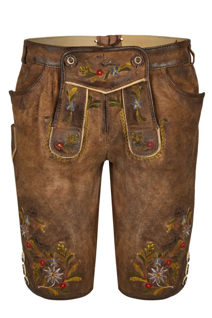 Angelina Jolie Vintage Women Suede Lederhosen