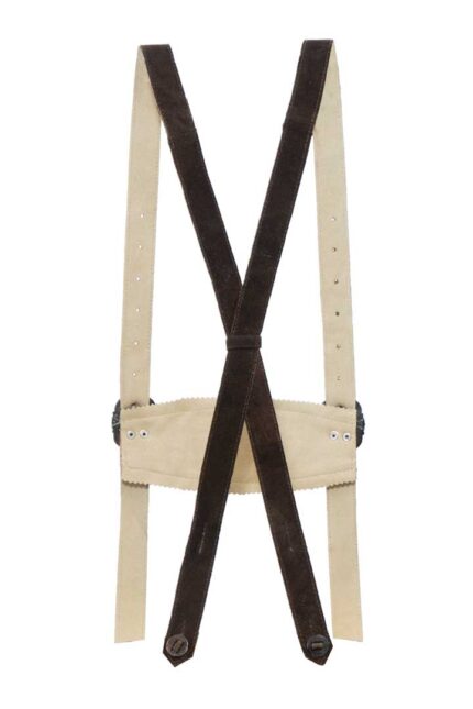 Lederhosen Standard Brown Suspenders For Men