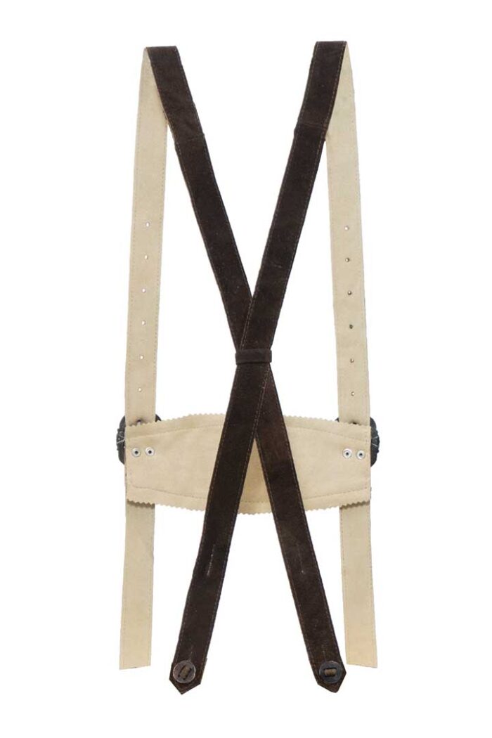 Lederhosen Standard Brown Suspenders For Men