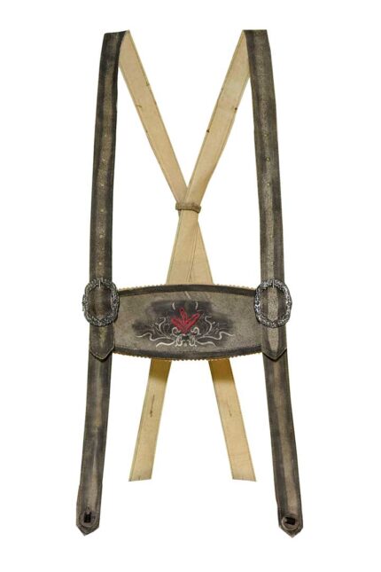 Makara Toned Lederhosen Suspenders For Men