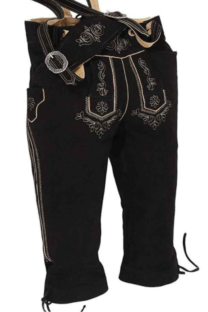 Martin Luther Bundhosen Black with strap