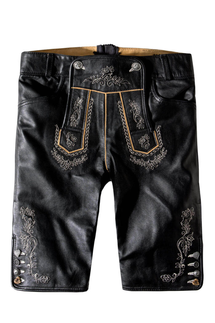 Martina Gedeck Black Bavarian Ladies Short Lederhosen