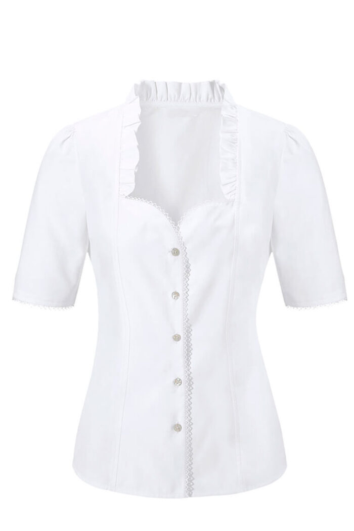 Martina Gedeck Dirndl White Shirt