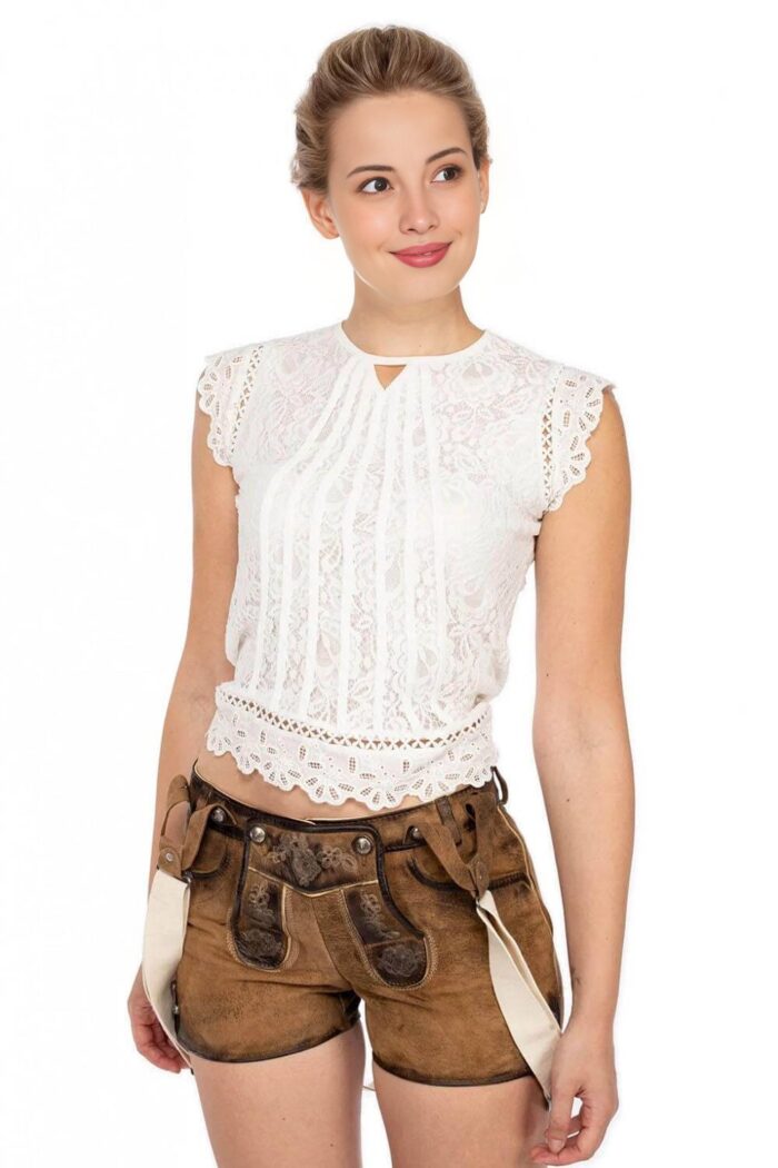 PAULA BEER Antique Ladies Bavarian Short Lederhosen