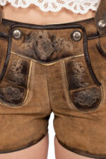 PAULA BEER Antique Ladies Bavarian Short Lederhosen