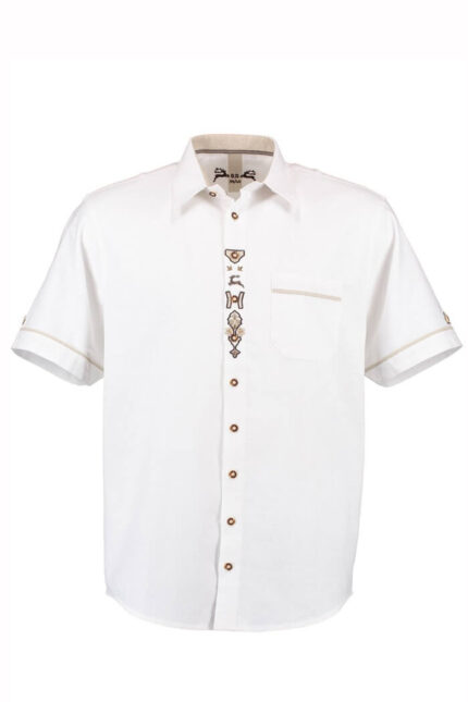 Ryan white lederhosen shirt for Men