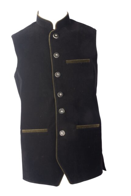 Tegernsee German Black Waistcoat