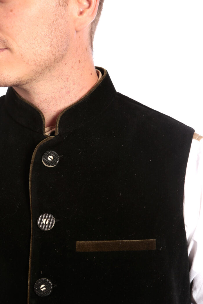Tegernsee German Black Waistcoat