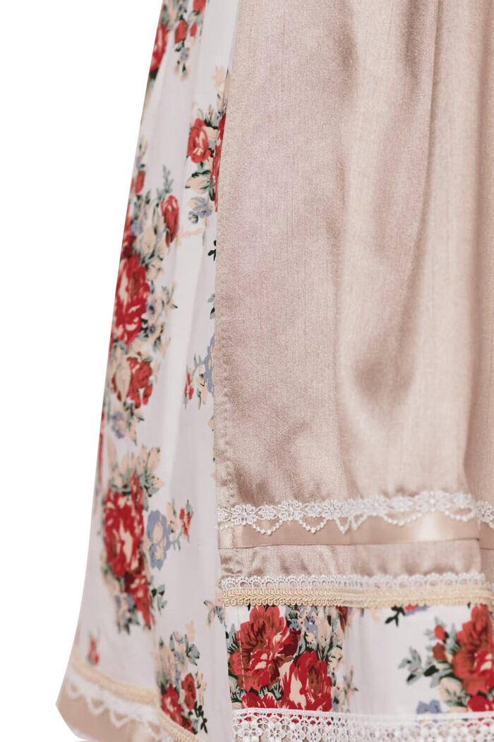 Traditional Dafinë Neziri Floral Dirndl Dress