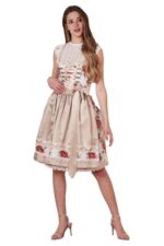Traditional Dafinë Neziri Floral Dirndl Dress