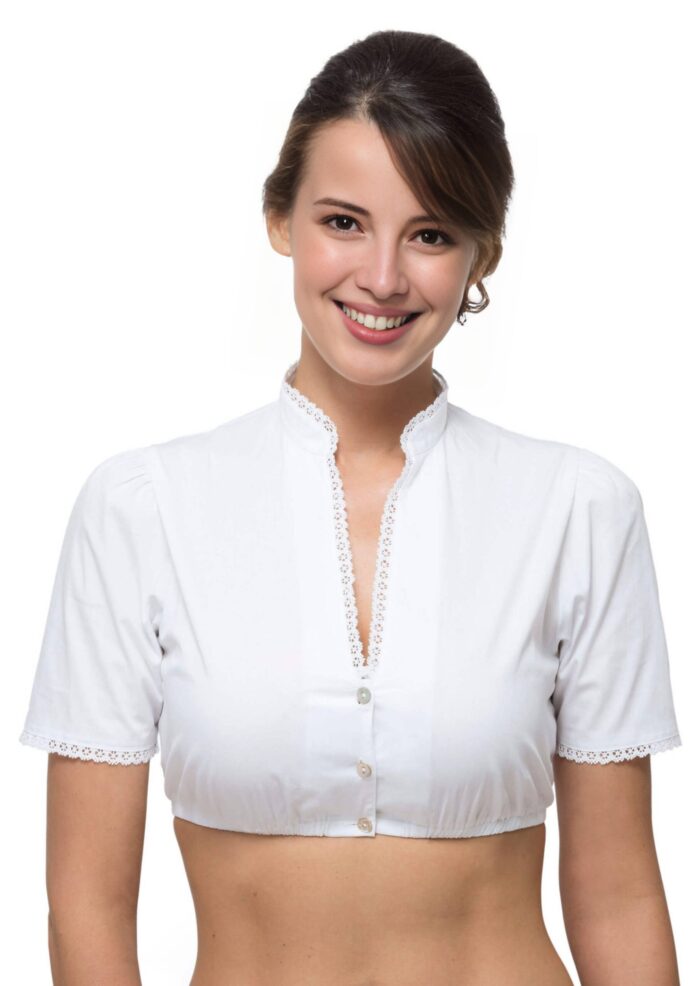 Discover the elegant Kollwitz Dirndl Blouse—perfect for your Bavarian look with comfort and charm. Complete your outfit in style. Order Now!
