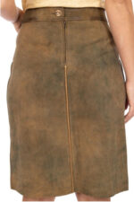 Vintage Brown Women Bavarian Skirt Liesel Pritzker Skirt