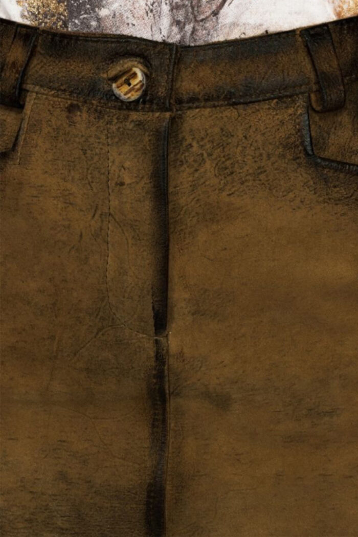 Vintage Goat Leather Ladies Bavarian Skirt – Angela Merkel Skirt