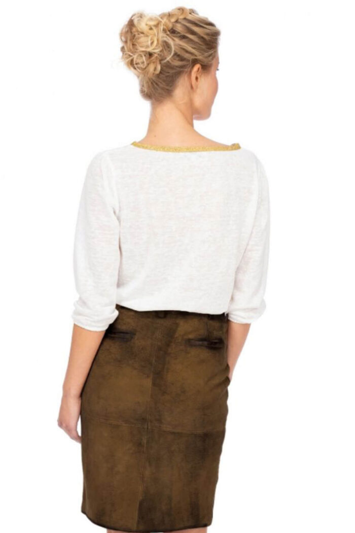 Vintage Goat Leather Ladies Bavarian Skirt – Angela Merkel Skirt
