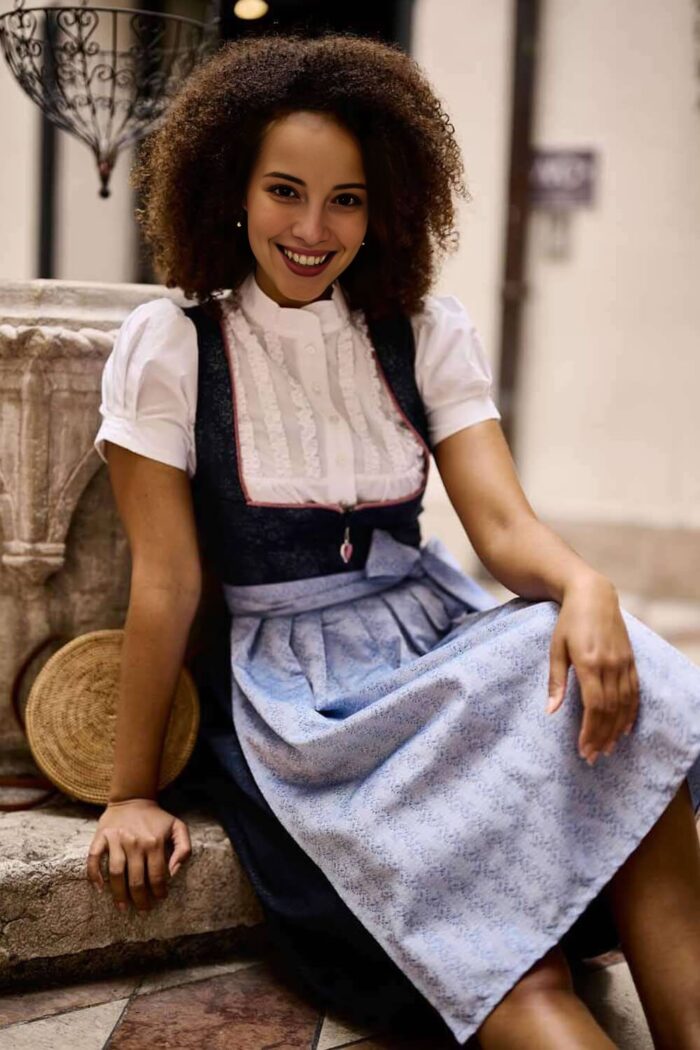 Vintage Oktoberfest Garmisch Dirndl Dress