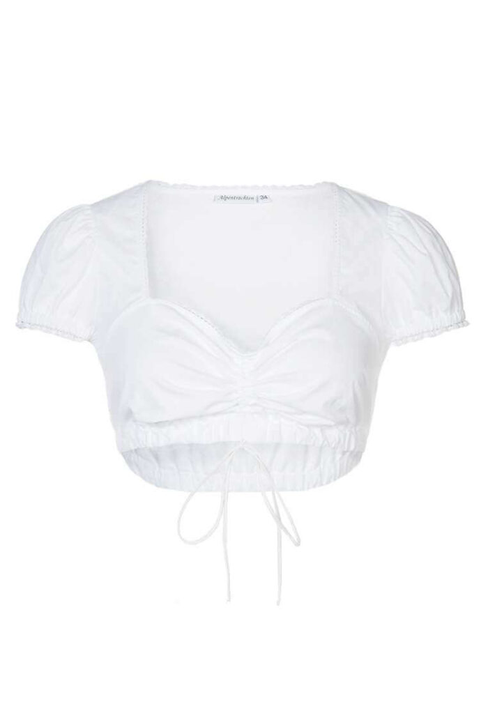 Women Dirndl Lace Blouse - Halle Berry Blouse