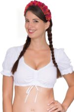 Women Dirndl Lace Blouse - Halle Berry Blouse