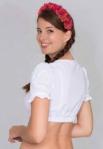 Women Dirndl Lace Blouse - Halle Berry Blouse