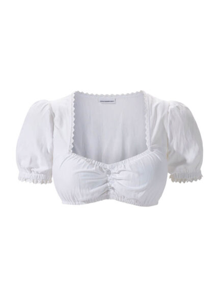 Women White Oktoberfest Blouse- Hedy Lamarr Blouse