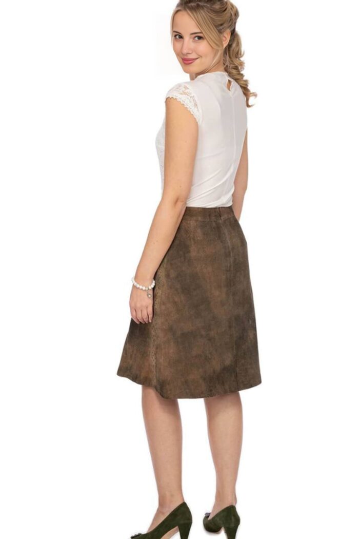Women’s Bavarian Trachten Leather Skirt - Lena Gercke Skirt