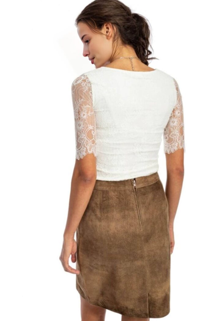 Women’s Bavarian Trachten Lederhosen Skirt - Dafne Keen Skirt