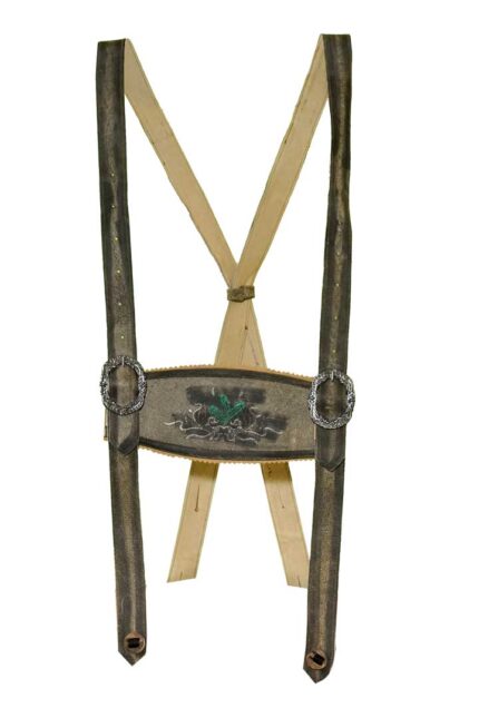 Zwinger Traditional Bavarian Lederhosen Suspenders For Men