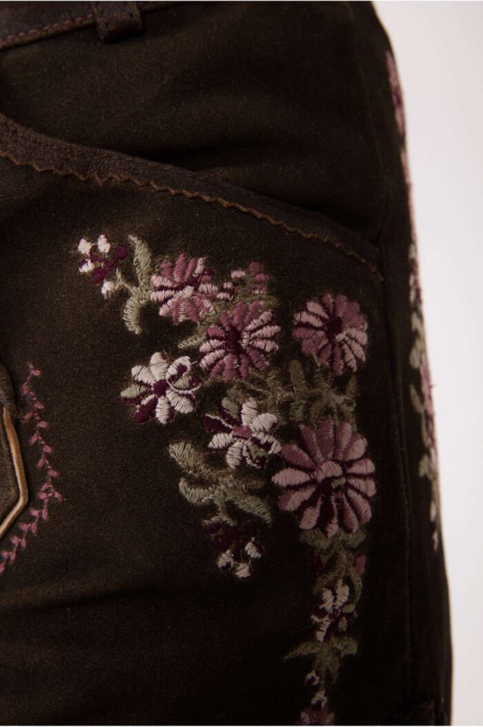 paula beer Women Bavarian Style Lederhosen